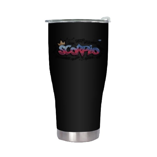 Scorpio Graffiti Zodiac Art Stainless Steel Tumblers
