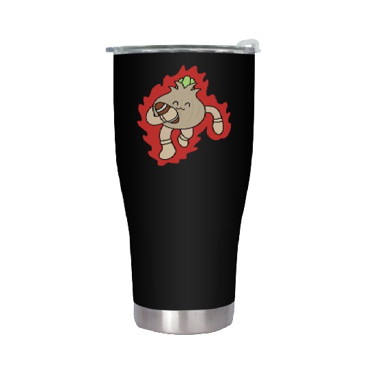 Cute rugby onion Stainless Steel Tumblers