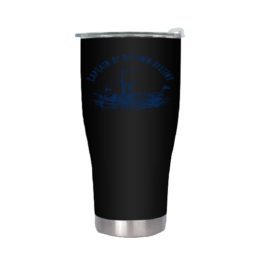 Captain of My Own Destiny Stainless Steel Tumblers