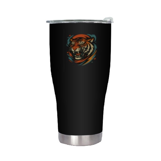 Tiger Head Stainless Steel Tumblers