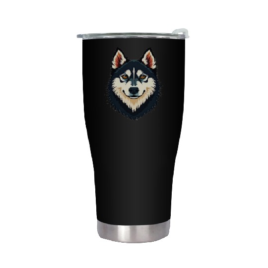 “Siberian Husky” – Bold & Beautiful Dogs Stainless Steel Tumblers
