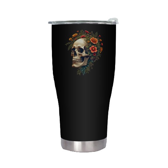 Eco Skull ❘ Nature Vibes ✦ Rebirth Stainless Steel Tumblers