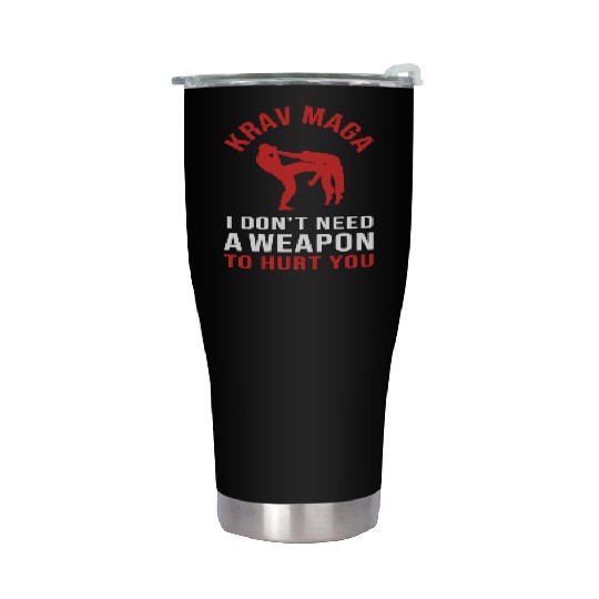 Israel Martial Arts Krav Maga Stainless Steel Tumblers