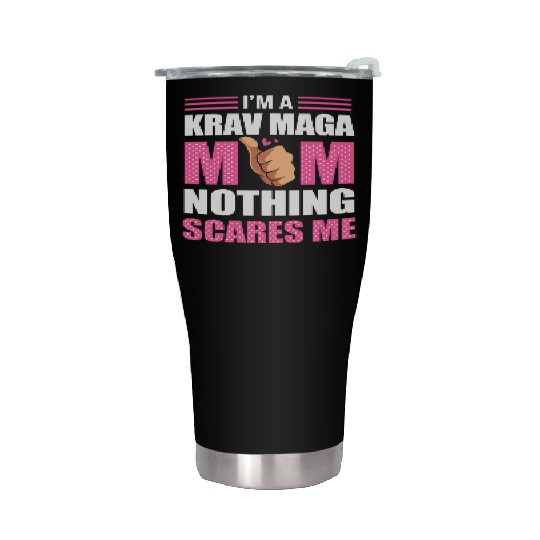 Krav Maga Mom Israel Martial Arts Stainless Steel Tumblers