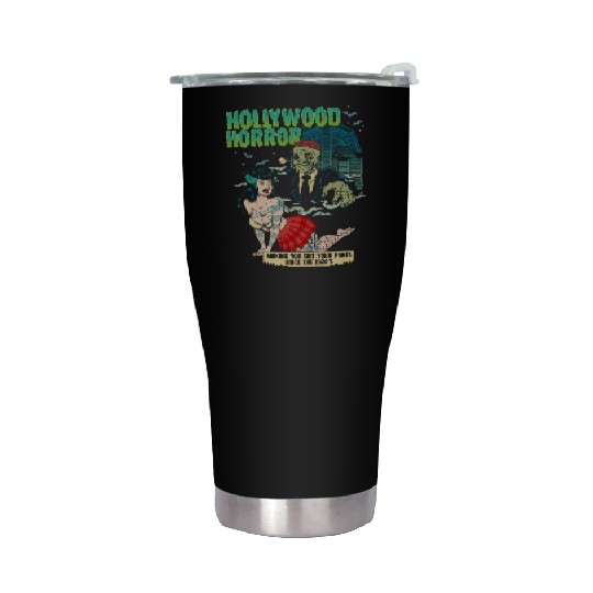 Hollywood Horror B-Movie Madness Stainless Steel Tumblers