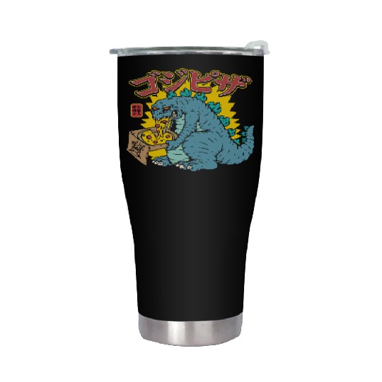 Kaiju Pizza Cravings Stainless Steel Tumblers