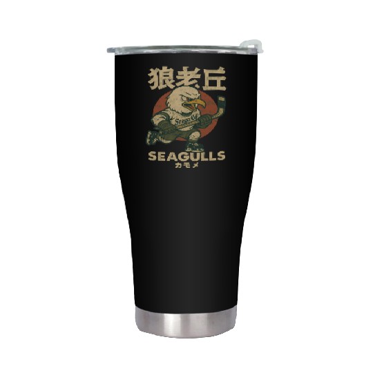 Japanese Version San Diego Gulls Hockey Stainless Steel Tumblers