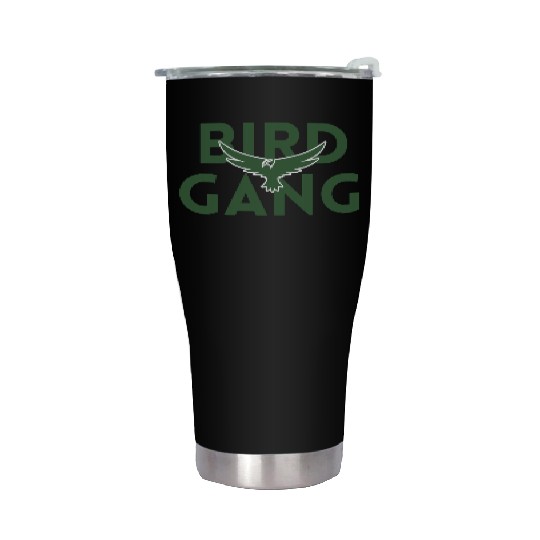 Bird Gang Bold Logo Design Stainless Steel Tumblers
