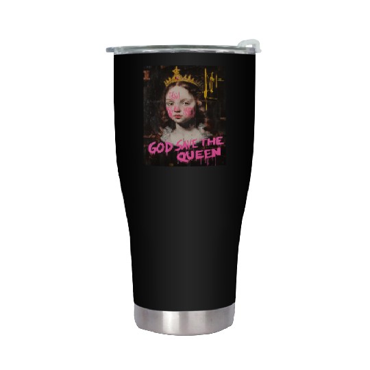 God Save the Queen Stainless Steel Tumblers