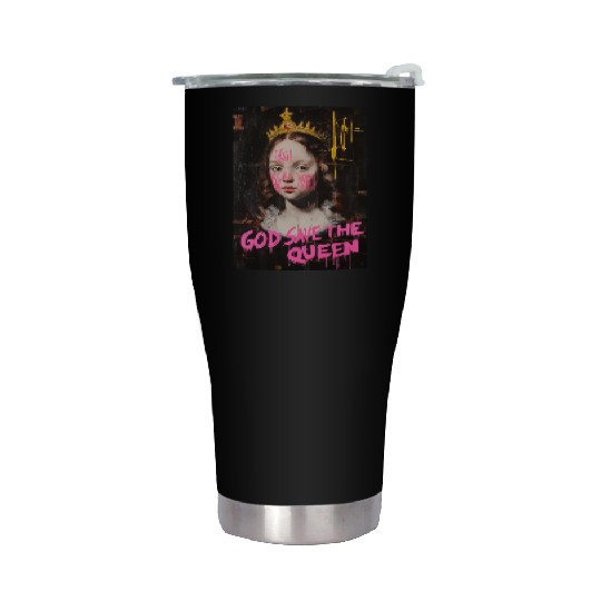 God Save the Queen Stainless Steel Tumblers