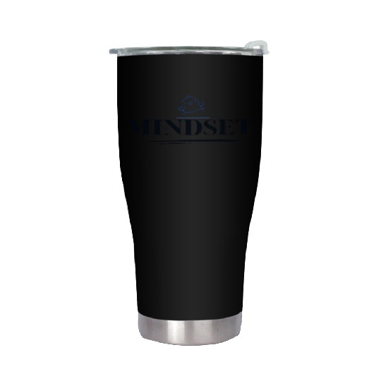 Mindset - peace, love, self Stainless Steel Tumblers