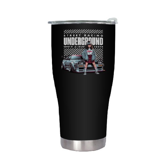 Japanese Underground Street Racing - JDM Car Stainless Steel Tumblers