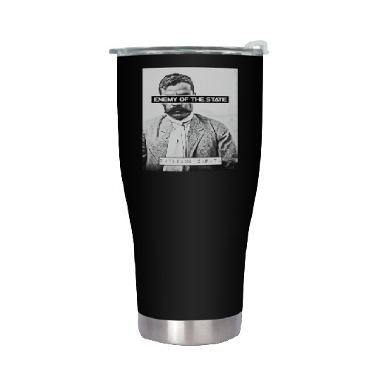 Emiliano Zapata (EOTS) (B&W) Stainless Steel Tumblers