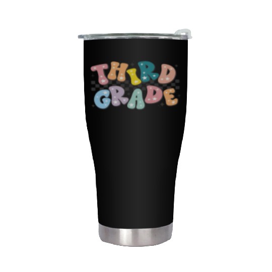 Colorful Starry Thank You Card Design Stainless Steel Tumblers