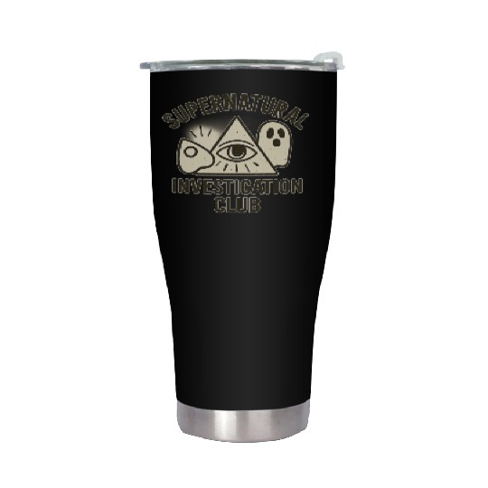 Supernatural Investigation Club Emblem Stainless Steel Tumblers