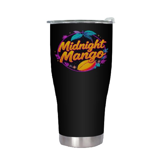 Nighttime Mango Bright Design Stainless Steel Tumblers