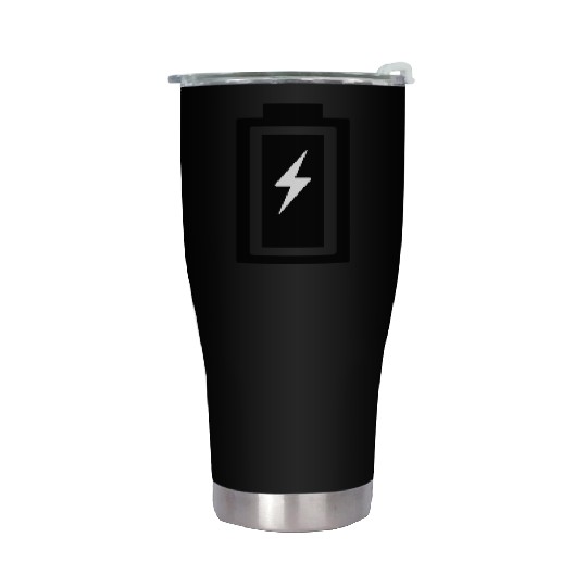 Dynamic Lightning Bolt Graphic Stainless Steel Tumblers