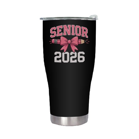 Class Of 2026 Senior Back To School Graduation 26 Stainless Steel Tumblers