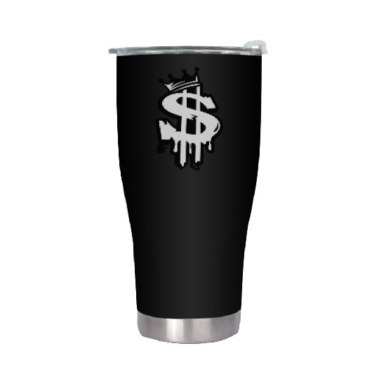 Street Art Dollar Sign Graffiti Design Stainless Steel Tumblers