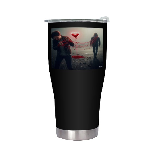 The Bleeding Heart Stainless Steel Tumblers