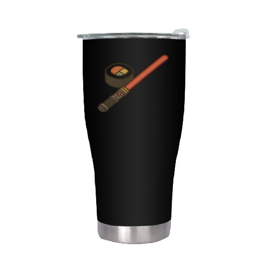Sushi Ninja Lightsaber Stainless Steel Tumblers