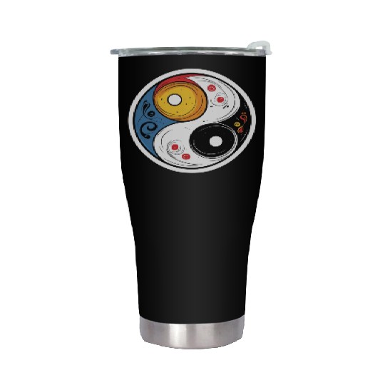 Celestial Balance Yin Yang Art Stainless Steel Tumblers