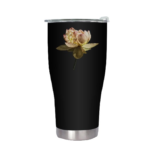 Delicate Pink Lotus Stainless Steel Tumblers