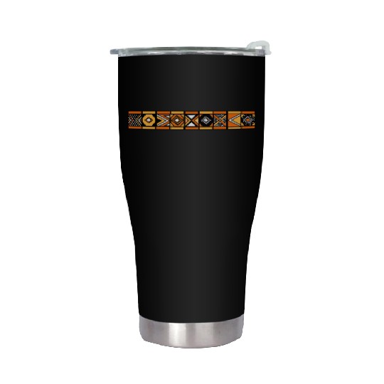 African stripe pattern Stainless Steel Tumblers