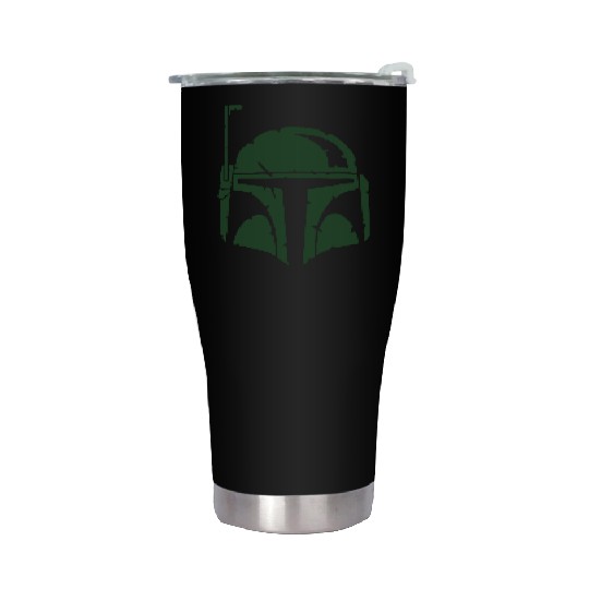 Boba Fett Helmet Worn Stainless Steel Tumblers