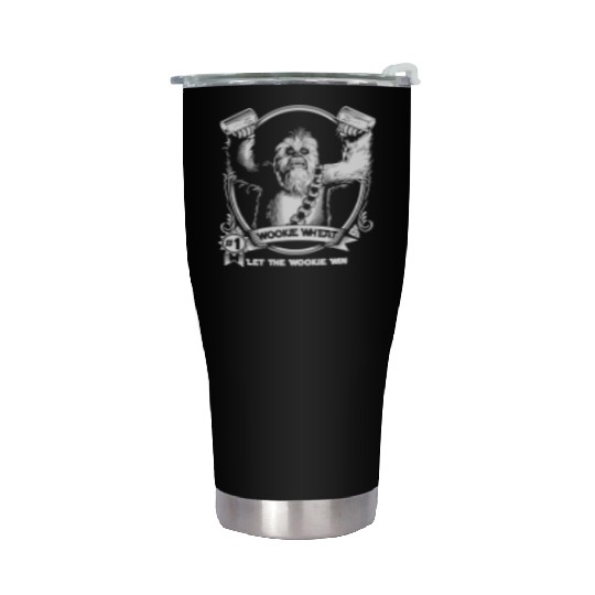 Chewbacca Wookiee - Let the wookie win Stainless Steel Tumblers