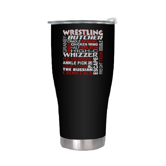 Wrestling - Butcher Freight train double Stainless Steel Tumblers