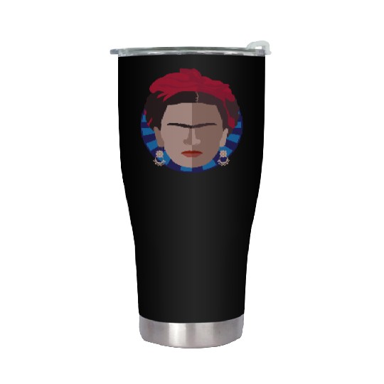 TGIF | Thank God it's Frida Kahlo Stainless Steel Tumblers