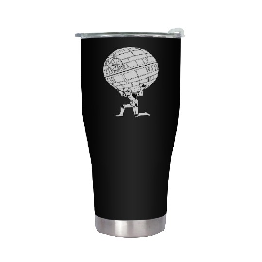 Funny Star Wars Stormtrooper art Stainless Steel Tumblers