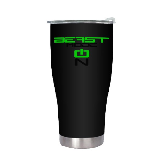switch on activated activated hand arm muscle stro Stainless Steel Tumblers
