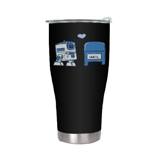Funny Star Wars r2d2 comic Stainless Steel Tumblers