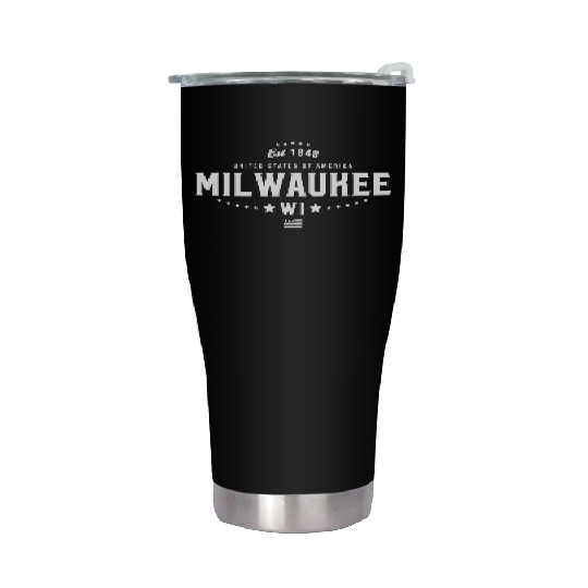 Milwaukee WI Wisconsin Stainless Steel Tumblers
