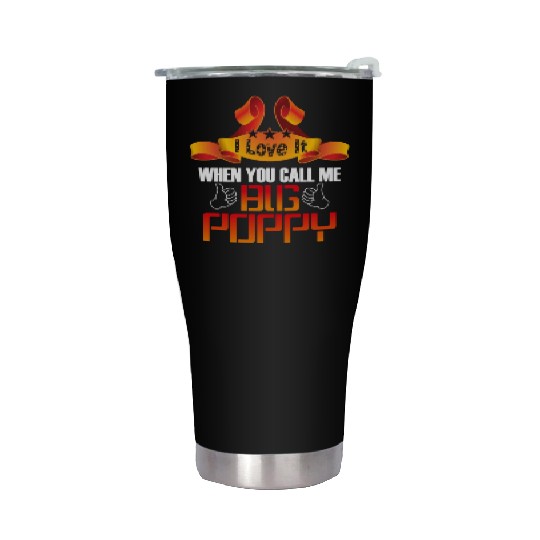 Big Poppy Stainless Steel Tumblers
