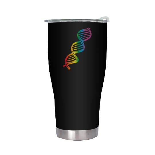 LGBT Rainbow DNA, gay pride Stainless Steel Tumblers