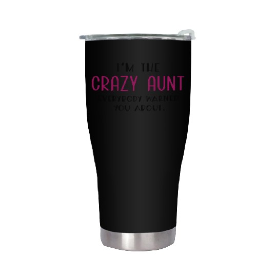 Crazy Aunt Stainless Steel Tumblers