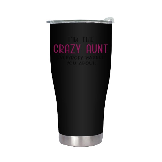 Crazy Aunt Stainless Steel Tumblers