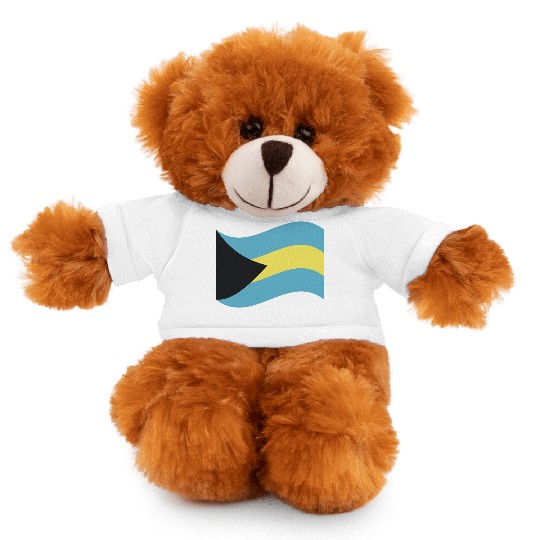 flag bahamas Stuffed Animals With Tee