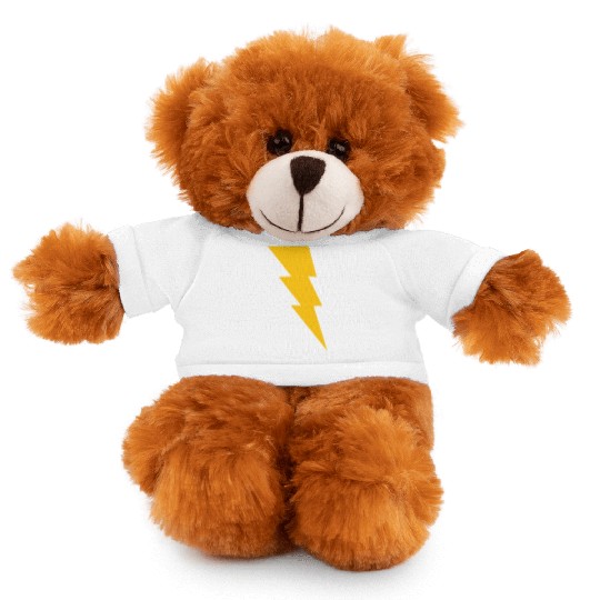 Lightning Bolt - Black Stuffed Animals With Tee