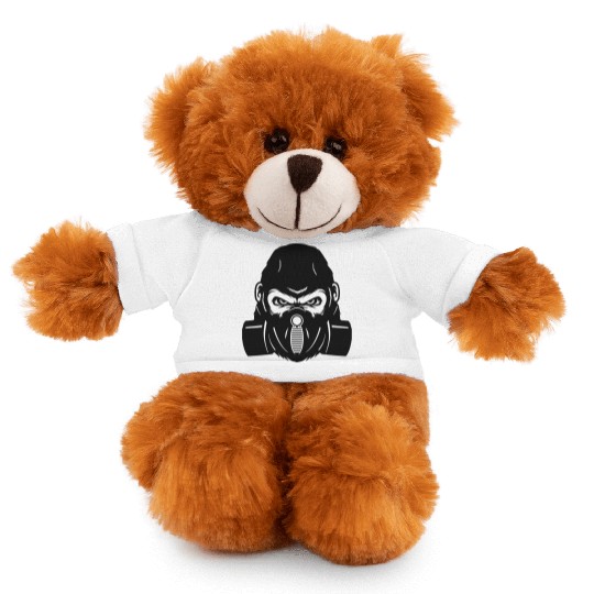 gorilla with gas mask Stuffed Animals With Tee