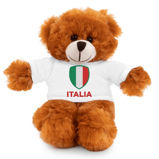 National Flag of Italy Stuffed Animals With Tee