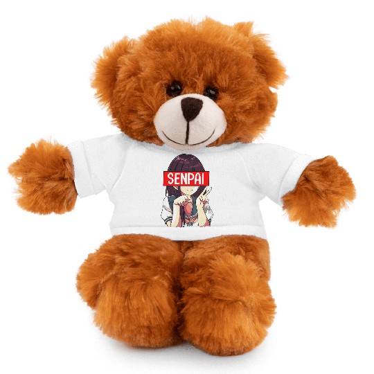 Senpai Anime Girl Japanese Cute Manga Kawaii Stuffed Animals With Tee