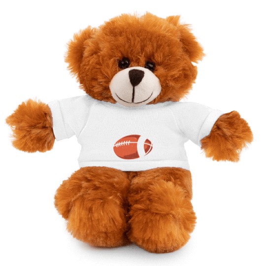 Vintage American Football Game Day Stuffed Animals With Tee