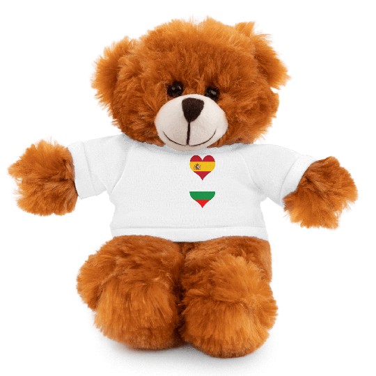 Bulgaria and Spain genius / gift Stuffed Animals With Tee
