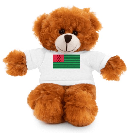 Funny Watermelon Flag USA Stuffed Animals With Tee