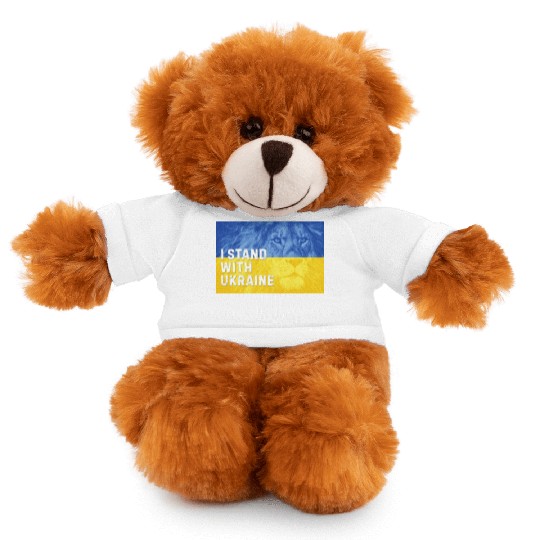Ukraine Independence Day. I Stand with Ukraine Stuffed Animals With Tee