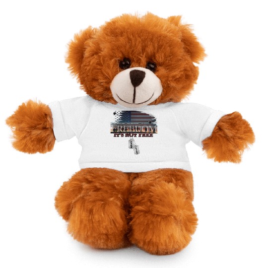 Army Veteran Freedom Isn't Free Stuffed Animals With Tee